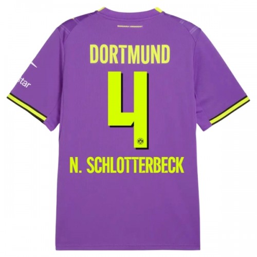 Camisola Borussia Dortmund N. Schlotterbeck 4 Homen Equipamento 3ª 2026-27 Camisola Borussia Dortmund N. Schlotterbeck 4 Homen Equipamento 3ª 2026-27