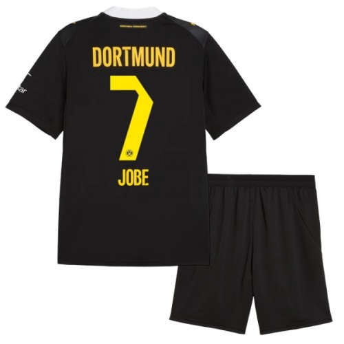 Camisola + Calções Borussia Dortmund Jobe 7 Criança Equipamento 2ª 2026-27 Camisola + Calções Borussia Dortmund Jobe 7 Criança Equipamento 2ª 2026-27