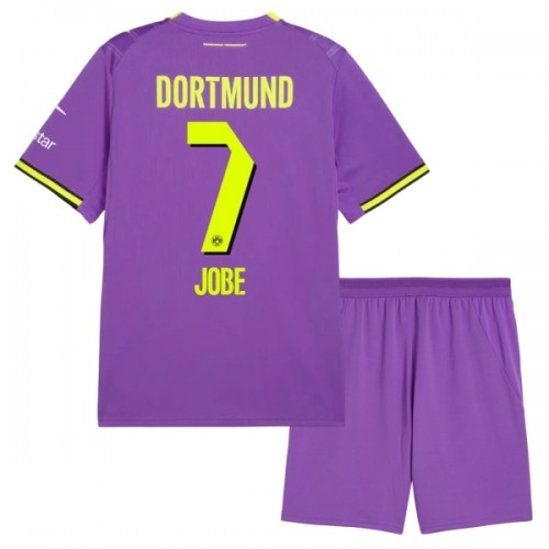Camisola + Calções Borussia Dortmund Jobe 7 Criança Equipamento 3ª 2026-27 Camisola + Calções Borussia Dortmund Jobe 7 Criança Equipamento 3ª 2026-27