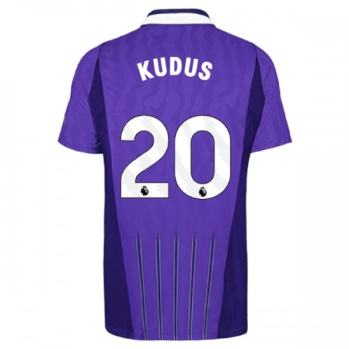 Camisola Tottenham Hotspur Kudus 20 Homen Equipamento 3ª 2026-27 Camisola Tottenham Hotspur Kudus 20 Homen Equipamento 3ª 2026-27