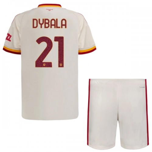 Camisola + Calções AS Roma Dybala 21 Criança Equipamento 2ª 2026-27 Camisola + Calções AS Roma Dybala 21 Criança Equipamento 2ª 2026-27