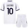 Camisola + Calções Inter Milan Lautaro 10 Criança Equipamento 2ª 2026-27 Camisola + Calções Inter Milan Lautaro 10 Criança Equipamento 2ª 2026-27