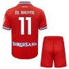 Camisola + Calções SSC Napoli De Bruyne 11 Criança Equipamento 3ª 2026-27 Camisola + Calções SSC Napoli De Bruyne 11 Criança Equipamento 3ª 2026-27