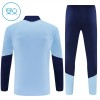 Ajax Amsterdam Criança Conjunto de Moletom de Treino Quarto-Zíper 2026-27 Azul