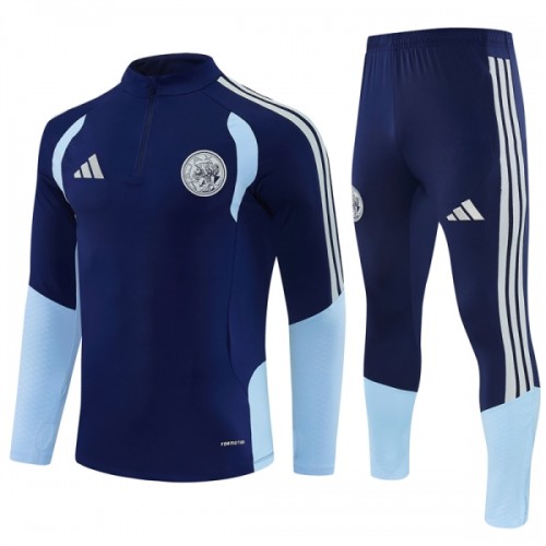 Ajax Amsterdam Homen Conjunto de Moletom de Treino Quarto-Zíper 2026-27 Azul Ajax Amsterdam Homen Conjunto de Moletom de Treino Quarto-Zíper 2026-27 Azul