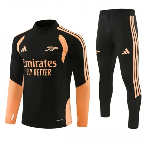 Arsenal Homen Conjunto de Moletom de Treino Quarto-Zíper 2026-27 Preta Arsenal Homen Conjunto de Moletom de Treino Quarto-Zíper 2026-27 Preta