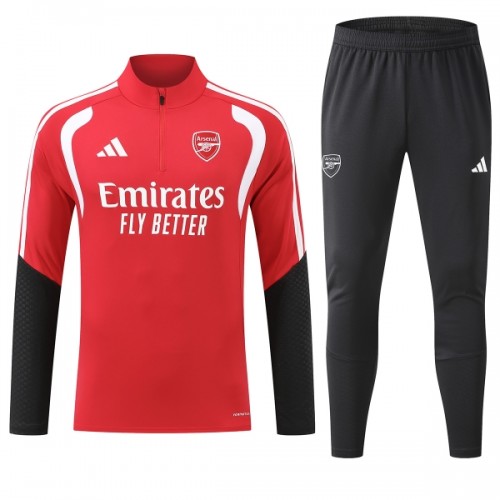 Arsenal Homen Conjunto de Moletom de Treino Quarto-Zíper 2026-27 Vermelha Arsenal Homen Conjunto de Moletom de Treino Quarto-Zíper 2026-27 Vermelha