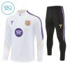 Barcelona Criança Conjunto de Moletom de Treino Quarto-Zíper 2026-27 Branca Barcelona Criança Conjunto de Moletom de Treino Quarto-Zíper 2026-27 Branca