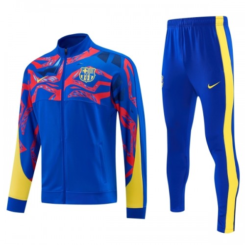 Barcelona Homen Casaco de Treino Conjunto 2026-27 Azul Barcelona Homen Casaco de Treino Conjunto 2026-27 Azul