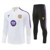 Barcelona Homen Conjunto de Moletom de Treino Quarto-Zíper 2026-27 Branca Barcelona Homen Conjunto de Moletom de Treino Quarto-Zíper 2026-27 Branca