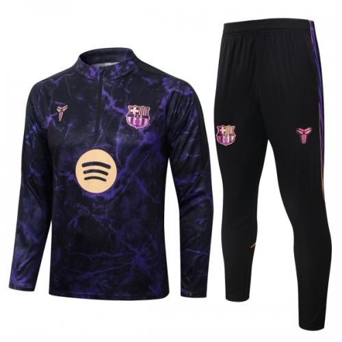 Barcelona Homen Conjunto de Moletom de Treino Quarto-Zíper 2026-27 Preta Barcelona Homen Conjunto de Moletom de Treino Quarto-Zíper 2026-27 Preta