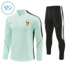 França Criança Conjunto de Moletom de Treino Quarto-Zíper 2026-27 Branca França Criança Conjunto de Moletom de Treino Quarto-Zíper 2026-27 Branca