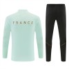 França Homen Conjunto de Moletom de Treino Quarto-Zíper 2026-27 Branca