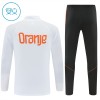 Holanda Criança Conjunto de Moletom de Treino Quarto-Zíper 2026-27 Branca