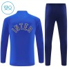 Inter Milan Criança Conjunto de Moletom de Treino Quarto-Zíper 2026-27 Azul