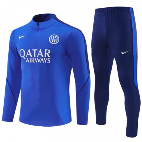 Inter Milan Homen Conjunto de Moletom de Treino Quarto-Zíper 2026-27 Azul Inter Milan Homen Conjunto de Moletom de Treino Quarto-Zíper 2026-27 Azul