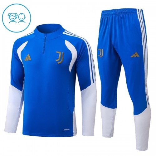 Juventus Criança Conjunto de Moletom de Treino Quarto-Zíper 2026-27 Azul Juventus Criança Conjunto de Moletom de Treino Quarto-Zíper 2026-27 Azul