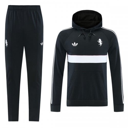 Juventus Hoodie Homen Conjunto de Moletom de Treino 2026-27 Preta Juventus Hoodie Homen Conjunto de Moletom de Treino 2026-27 Preta