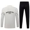 Manchester City Homen Conjunto de Moletom de Treino Quarto-Zíper 2026-27 Cinza