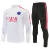 Paris Saint-Germain Homen Conjunto de Moletom de Treino Quarto-Zíper 2026-27 Branca Paris Saint-Germain Homen Conjunto de Moletom de Treino Quarto-Zíper 2026-27 Branca