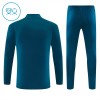Portugal Criança Conjunto de Moletom de Treino Quarto-Zíper 2026-27 Azul