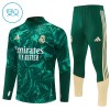 Real Madrid Criança Conjunto de Moletom de Treino Quarto-Zíper 2026-27 Verde Real Madrid Criança Conjunto de Moletom de Treino Quarto-Zíper 2026-27 Verde