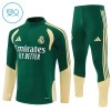Real Madrid Criança Conjunto de Moletom de Treino Quarto-Zíper 2026-27 Verde Real Madrid Criança Conjunto de Moletom de Treino Quarto-Zíper 2026-27 Verde