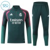 Real Madrid Criança Conjunto de Moletom de Treino Quarto-Zíper 2026-27 Verde Real Madrid Criança Conjunto de Moletom de Treino Quarto-Zíper 2026-27 Verde
