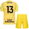 Camisola + Calções Guarda-Redes Atlético Madrid Oblak 13 Criança 2026-27 Amarela Camisola + Calções Guarda-Redes Atlético Madrid Oblak 13 Criança 2026-27 Amarela