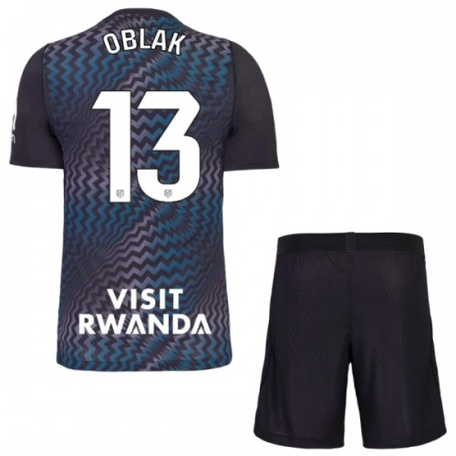 Camisola + Calções Guarda-Redes Atlético Madrid Oblak 13 Criança 2026-27 Preta Camisola + Calções Guarda-Redes Atlético Madrid Oblak 13 Criança 2026-27 Preta
