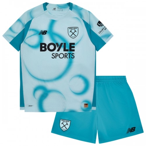 Camisola + Calções West Ham United Criança Equipamento 3ª 2026-27 Camisola + Calções West Ham United Criança Equipamento 3ª 2026-27