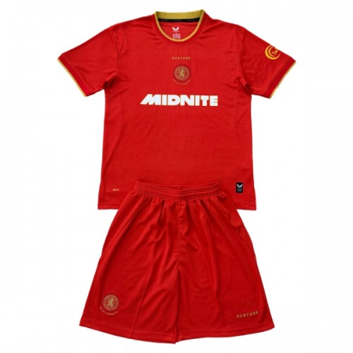 Camisola + Calções Middlesbrough Criança Equipamento 1ª 2026-27 Camisola + Calções Middlesbrough Criança Equipamento 1ª 2026-27