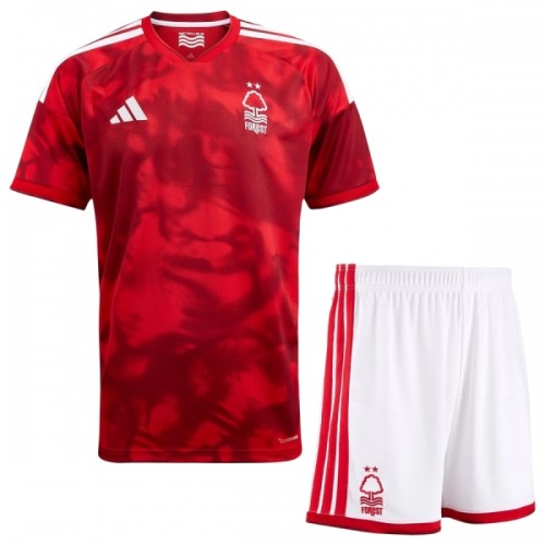 Camisola + Calções Nottingham Forest Criança Equipamento 1ª 2026-27 Camisola + Calções Nottingham Forest Criança Equipamento 1ª 2026-27
