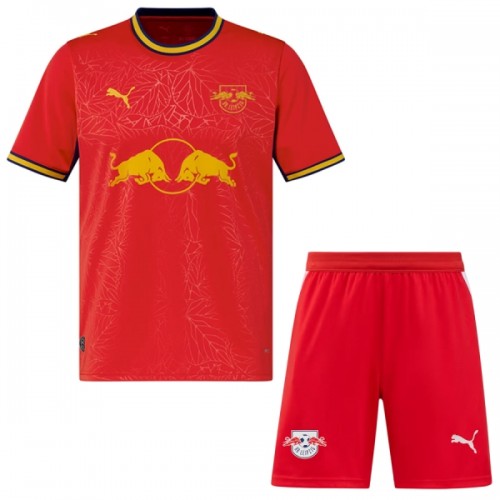 Camisola + Calções RB Leipzig Criança Equipamento 2ª 2026-27 Camisola + Calções RB Leipzig Criança Equipamento 2ª 2026-27
