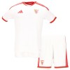 Camisola + Calções Sevilla FC Criança Equipamento 1ª 2026-27 Camisola + Calções Sevilla FC Criança Equipamento 1ª 2026-27