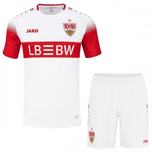 Camisola + Calções VfB Stuttgart Criança Equipamento 1ª 2026-27 Camisola + Calções VfB Stuttgart Criança Equipamento 1ª 2026-27