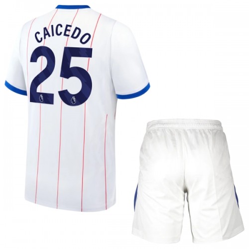 Camisola + Calções Chelsea Caicedo 25 Criança Equipamento 3ª 2026-27 Camisola + Calções Chelsea Caicedo 25 Criança Equipamento 3ª 2026-27