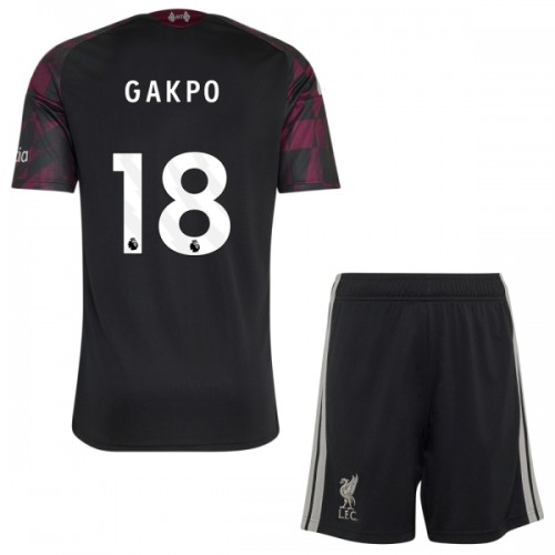 Camisola + Calções Liverpool Gakpo 18 Criança Equipamento 3ª 2026-27 Camisola + Calções Liverpool Gakpo 18 Criança Equipamento 3ª 2026-27