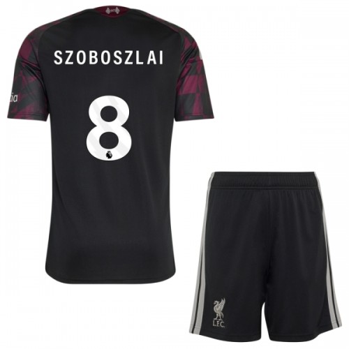 Camisola + Calções Liverpool Szoboszlai 8 Criança Equipamento 3ª 2026-27 Camisola + Calções Liverpool Szoboszlai 8 Criança Equipamento 3ª 2026-27