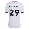 Camisola Liverpool B. Barcola 29 Homen Equipamento 2ª 2026-27