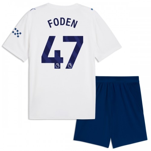 Camisola + Calções Manchester City Foden 47 Criança Equipamento 3ª 2026-27 Camisola + Calções Manchester City Foden 47 Criança Equipamento 3ª 2026-27